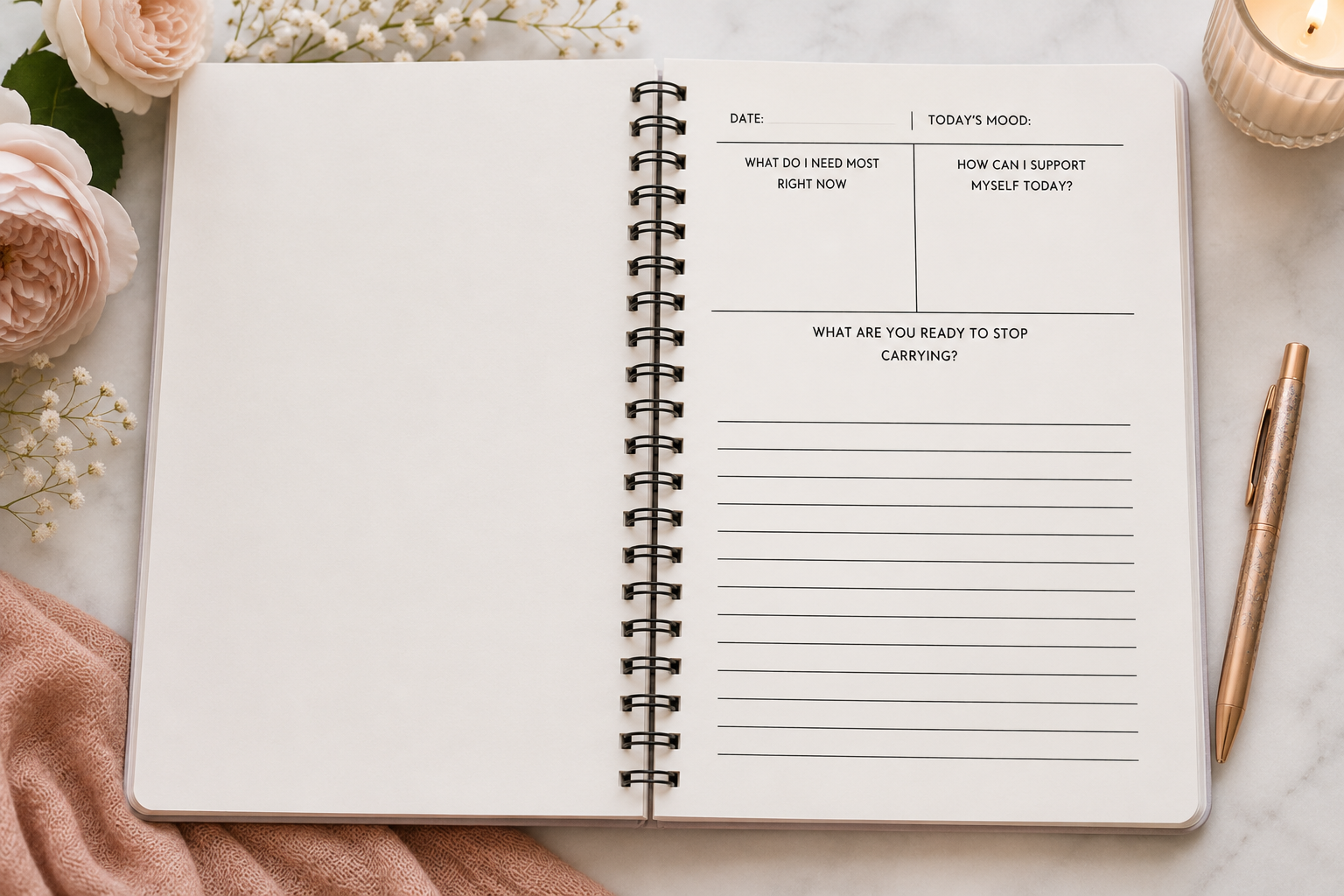 Navigating the Inner Shadows: A Self-Discovery Journal for Women