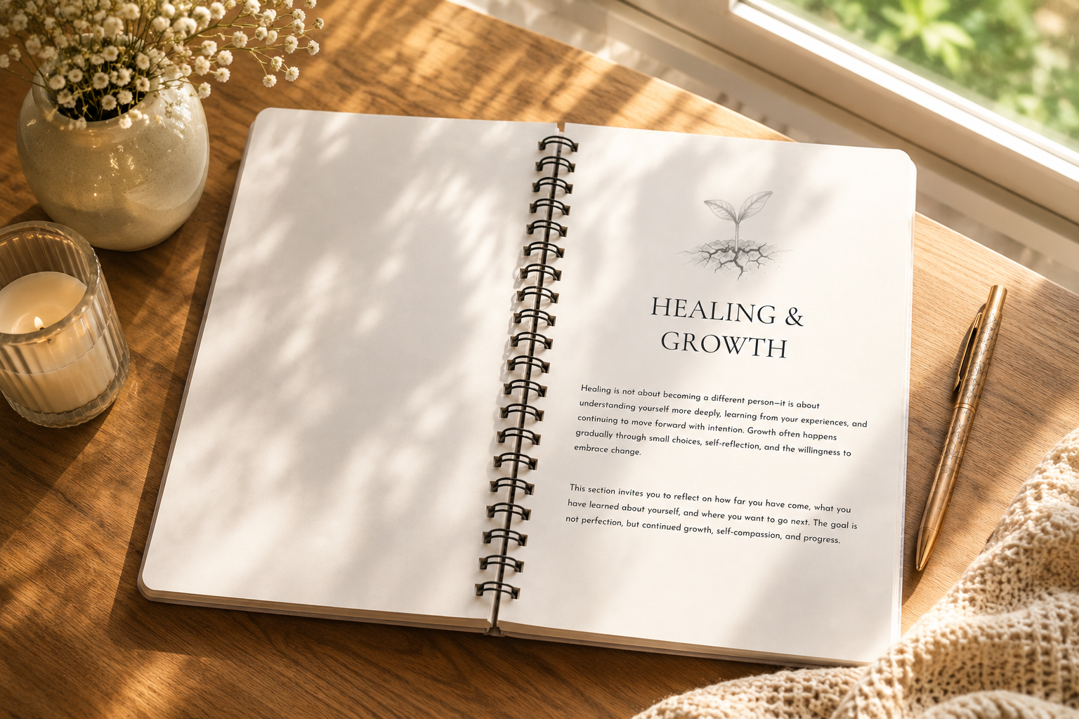 Navigating the Inner Shadows: A Self-Discovery Journal for Women