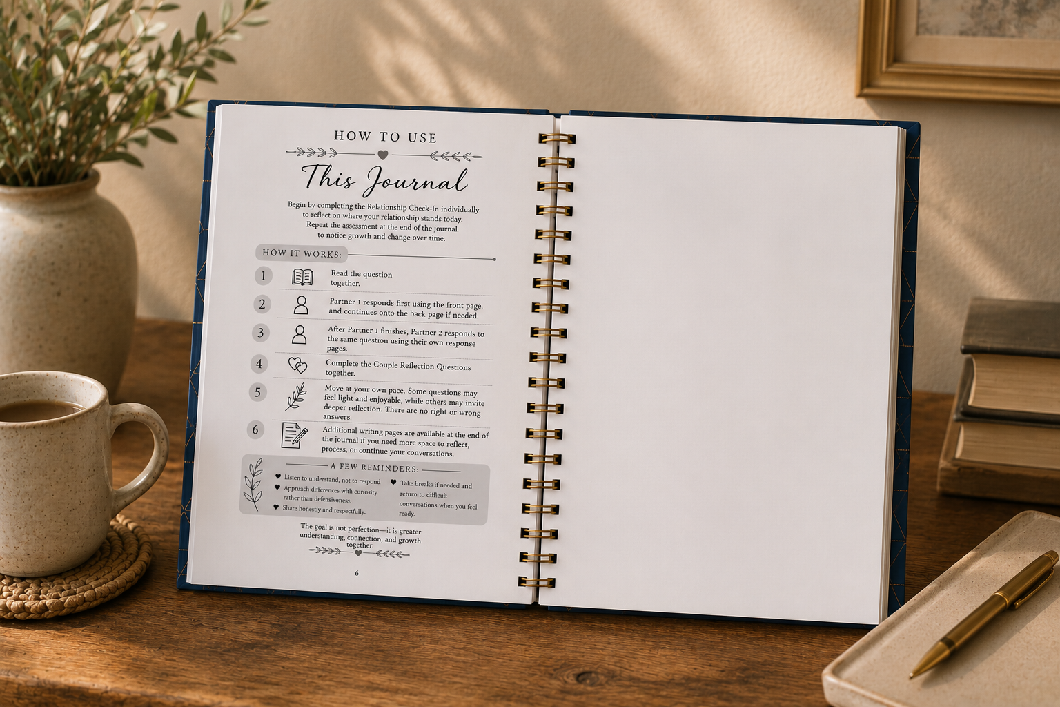 Navigating the Inner Shadows: A Guided Journal for Couples